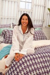 PJ Top White with Navy Piping
