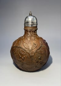 Image 1 of  Sixteenth Century Bartmann Jug with Silver Cover; Cologne,  Maximinenstrasse Workshop, c.1520-1540.