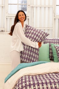 Image 1 of Cindy Pant White & Lapis