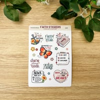 Image 1 of Faith Sticker Sheet #JG001