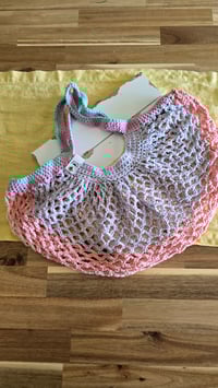 Image 1 of Beach Day - large mesh market bag
