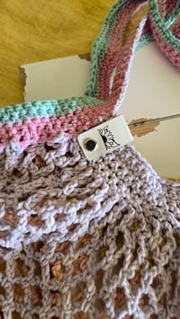 Image 2 of Beach Day - large mesh market bag