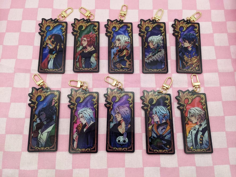 Image of PREORDER FF14 bust keychains