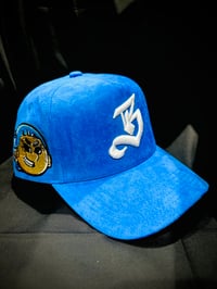 Image 1 of Blessd Hat Blue Suede