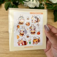 Image 3 of Honey Bees Friends Sticker Flakes