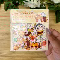 Image 1 of Honey Bees Friends Sticker Flakes