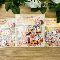 Image 2 of Honey Bees Friends Sticker Flakes