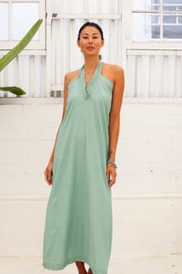 Image 3 of Halter Dress White + Spruce 