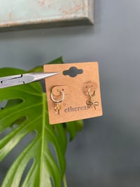 Image 1 of Dainty Bow Earrings