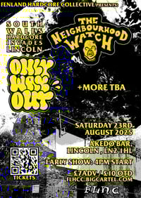 The Neighbourhood Watch, Only Way Out +More. Akedo, Lincoln, 23/6/2025.