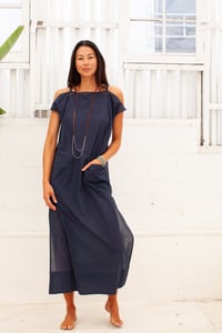 Image 3 of Lined Riviera Dress Navy