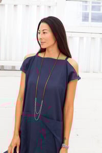 Image 4 of Lined Riviera Dress Navy