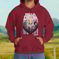 Image 1 of Bella '25 Space Heart Hooded Top (Red Hot Chilli)