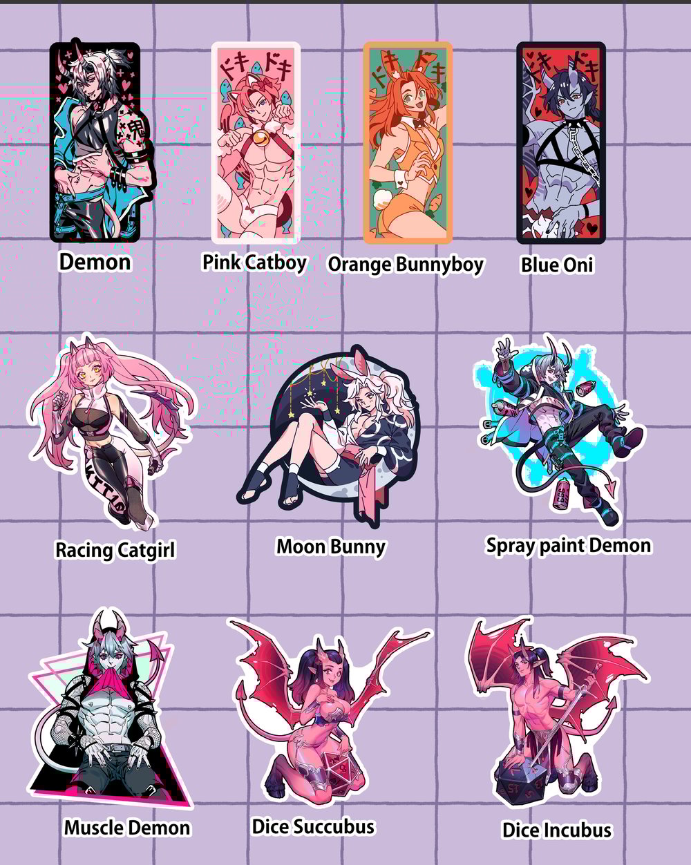 Image of PREORDER OC stickers