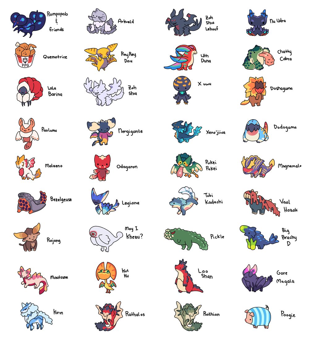 Image of PREORDER MHWilds Stickers
