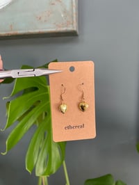 Image 3 of Golden Locket Earrings