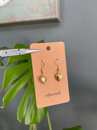 Image 4 of Golden Locket Earrings