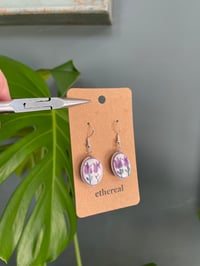 Image 4 of Purple Tulip Earrings