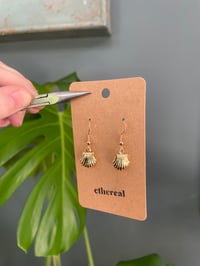 Image 3 of Golden Shell Earrings