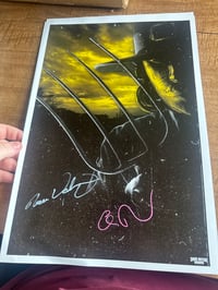 Eli Roth + Nell Verlaque signed poster