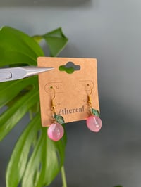 Image 2 of Golden Peach Earrings