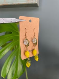 Image 3 of Statement Lemon Earrings