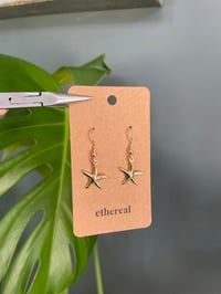 Image 1 of Gold Starfish Earrings