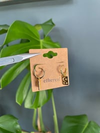 Image 3 of Tarot Card Style Hoop Earrings