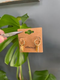 Image 4 of Tarot Card Style Hoop Earrings