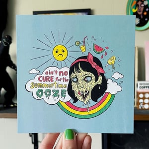 Image of summertime ooze - 6x6 print