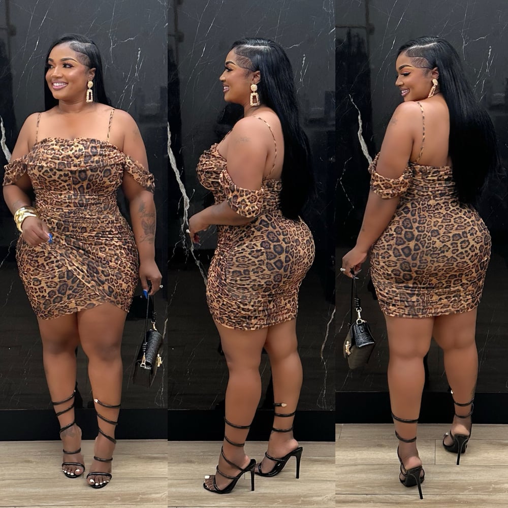Image of CONSTANCE CHEETAH DRESS