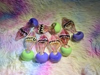 Image 3 of SLIGHT IMPERFECTION Gold Fumed Glass Pipe 