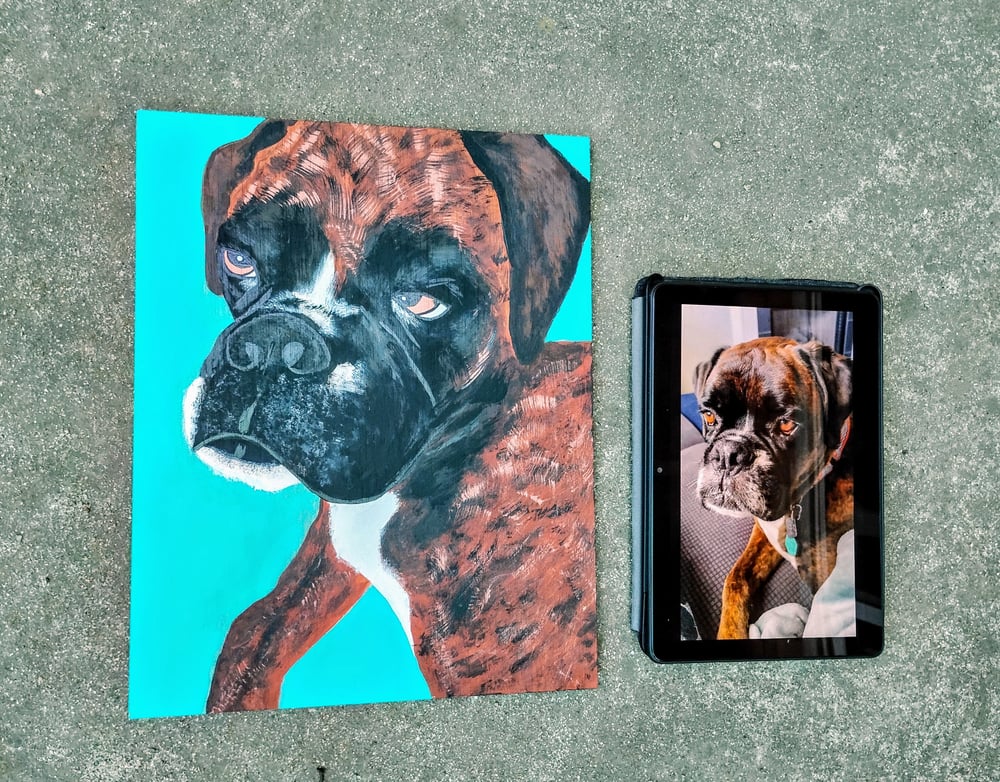Custom 11x14 Wood Panel Painting