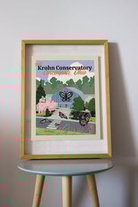 Image 3 of Krohn Conservatory 1930s Travel Print