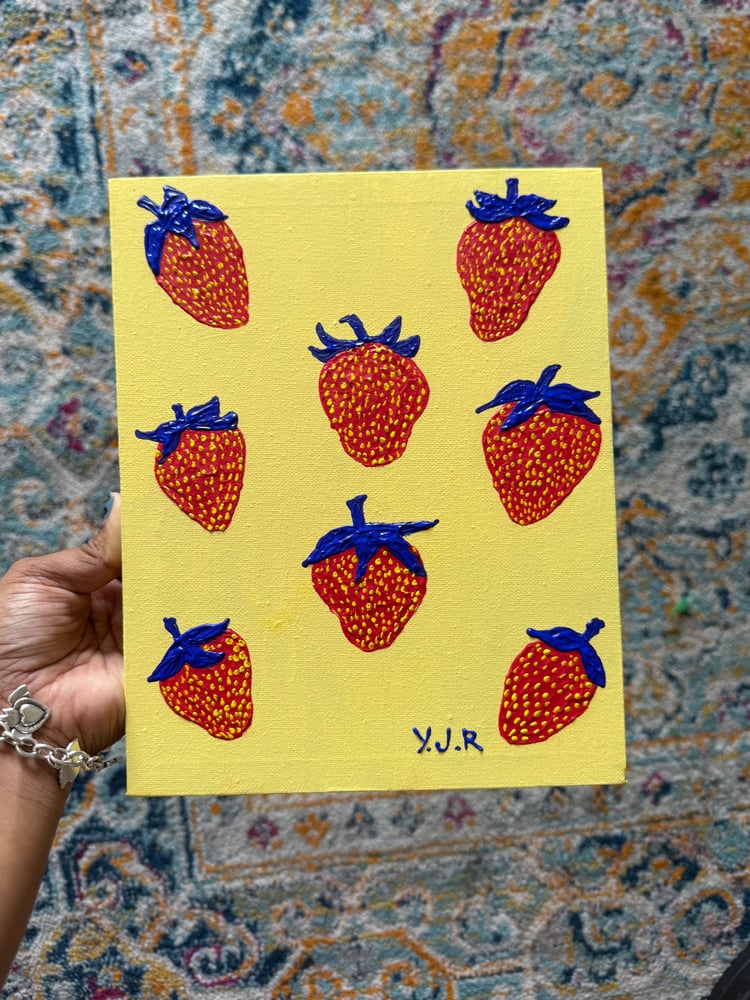 Image of Strawberries - textured 