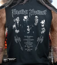 Image 2 of BESTIAL WARLUST - 1995 SLEVELESS ATTACK SHIRT ( LIMITED EDTION )