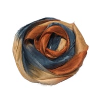 Image 4 of Ready To Ship! 10YD. SOUTHERN SUNSET HAND DYED SARI SILK RIBBON BY COLOR BURST SILK