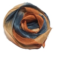 Image 5 of Ready To Ship! 10YD. SOUTHERN SUNSET HAND DYED SARI SILK RIBBON BY COLOR BURST SILK