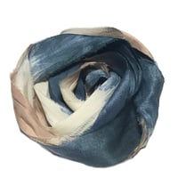 Image 2 of 10YD. CORDUROY HAND DYED SARI SILK RIBBON BY COLOR BURST SILK