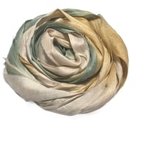 Image 3 of 10YD. EMERALD CITY HAND DYED SARI SILK RIBBON BY COLOR BURST SILK