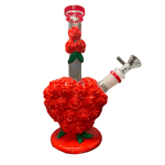  Roses Glass Bong 9