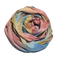 Image 1 of 10YD. GRANDMAS ATTIC HAND DYED SARI SILK RIBBON BY COLOR BURST SILK