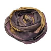 Image 6 of Ready To Ship! 10YD. GHOST STORY HAND DYED SARI SILK RIBBON BY COLOR BURST SILK