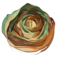 Image 5 of 10YD. JALOPY HAND DYED SARI SILK RIBBON BY COLOR BURST SILK