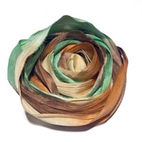 Image 6 of 10YD. JALOPY HAND DYED SARI SILK RIBBON BY COLOR BURST SILK