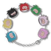 Image 2 of DEADERRORS x WASTEFUL - REVERSIBLE PUFFLE BRACELET