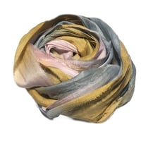 Image 5 of 10YD. REFLECTION HAND DYED SARI SILK RIBBON BY COLOR BURST SILK