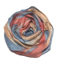 Image 1 of 10YD. SANTA FE HAND DYED SARI SILK RIBBON BY COLOR BURST SILK