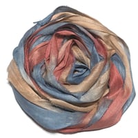 Image 3 of 10YD. SANTA FE HAND DYED SARI SILK RIBBON BY COLOR BURST SILK