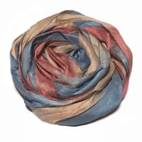 Image 4 of 10YD. SANTA FE HAND DYED SARI SILK RIBBON BY COLOR BURST SILK